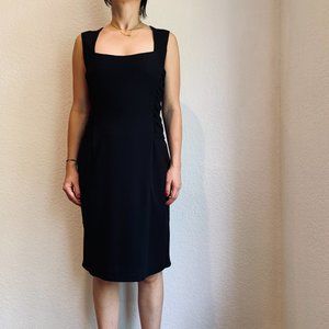 L 'AGENCE BLACK SLEEVELESS  SHEATH DRESS SIZE M